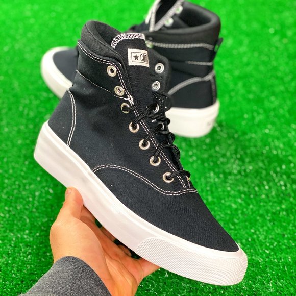 Converse Shoes | Converse Skid Grip CVO High Top Mens Casual Shoe Black White 170085C New Multi | Color: Black/White | Size: 7.5 | Clutchswag's Closet